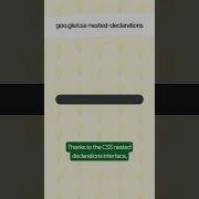 CSSNestedDeclarations