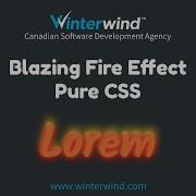 Blazing Fire Effect With CSS