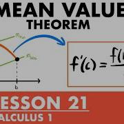 The Mean Value Theorem Calculus Lesson 21 JK Math