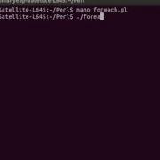 Perl Foreach Loop Example