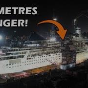 THE EXTENSION Of A CRUISE SHIP Balmoral At Blohm Voss CINEMATIC TIMELAPSE