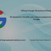 Google Structured Data микроразметка Joomla