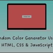 Random Color Generator Using HTML CSS JavaScript Full Tutorial Code Explanation