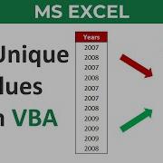 How To Extract Unique Values In Excel With VBA VBA Scripting Dictionary Tutorial Excel VBA