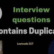 Contains Duplicate Interview Questions Hashing Leetcode 217 Javascript Arrays