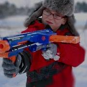 Nerf War Winter Attack