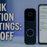 Blink Video Doorbell How To Turn On Off Motion Detection