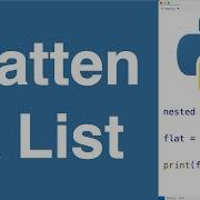 Flatten A List Python Example