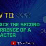 Python Exercises For Beginners How To Replace The Second Occurrence Of A Character In A String