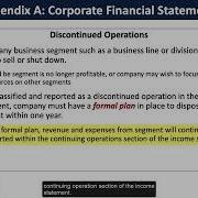 Chapter 11 Appendix A Putting It All Together Corporate Financial Statements