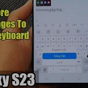 Galaxy S23 S How To Add More Languages To Your Keyboard