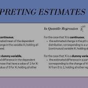 Interpreting Quantile Regression Estimates