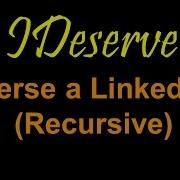 Reverse A Linked List Recursively