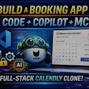 Build A Full Stack Booking App With VS Code GitHub Copilot NoCodeBackend MCP