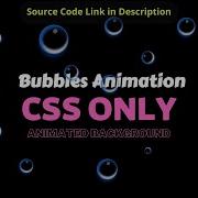 Soap Bubbles Animation With Black Background Using HTML CSS Only Keyframe Effects