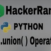Set Union Operation Hackerrank Python Solution English Explanation