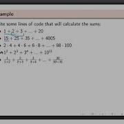 Intro To MATLAB Week 1 Example 2 For Loop