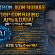 Модуль Python для работы с JSON перестаньте путать API и данные От начинающего до профессиона