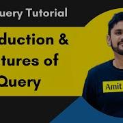 JQuery Introduction And Features JQuery Tutorial For Beginners Amit Thinks