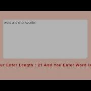 How To Make Character And Word Counter Using HTML CSS And JS Free Source Code