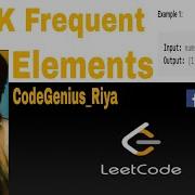 Top K Frequent Elements Leetcode 347 Priority Queue