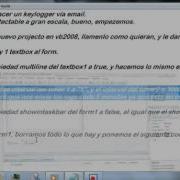 Como Crear Un Keylogger Por Email En Vb 2008 By TiburonHs