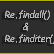 Python Programs 98 Re Findall Re Finditer