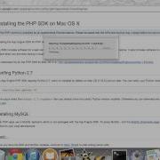 Installing App Engine SDK For Mac OS X