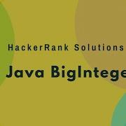 21 BigNumber Java BigInteger Hindi