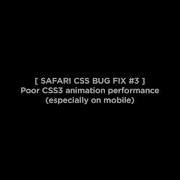 CSS 3 Most Annoying Image Bugs In Safari And How To Fix Them