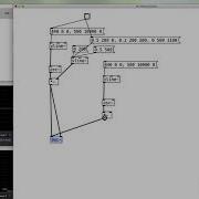 4 Envelopes Using Line And Vline In Pure Data