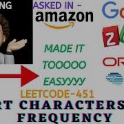 Sort Characters By Frequency Sorting Lambda Leetcode 451