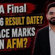 Result Dates Announced Grace Marks In AFM CA Final CA Nikhil Monga