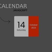 How To Create Mini Calendar Using HTML CSS And JavaScript