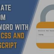 How To Create Password Generator With HTML CSS And JavaScript