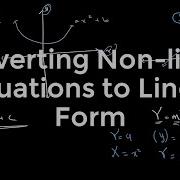 Converting Non Linear Equations To Linear Form O Level Additional Mathematics