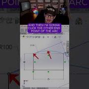 Measure ARC LENGTH And Use Driving Dimension Solidworks Sketch Shortcut Dimensions
