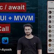 How To Use Async Await SwiftUI MVVM API Call URLSession Swift In Xcode 15 IOS Dev Ios