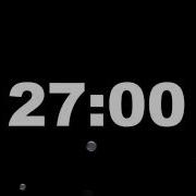 27 Minute Timer With Alarm Full Screen Minimalist Countdown HD ClockUnit