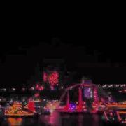 Sydney New Year S Eve 2012 Purple Colour Moment 11 30pm