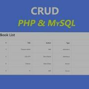 PHP CRUD Operations With MySQL Database Create Read Update Delete