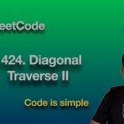 LeetCode 1424 Diagonal Traverse II Python