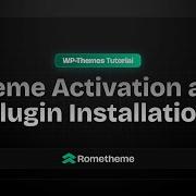 WordPress Theme Tutorial Theme Activation Plugin Installation Powered By RTMkit 2 4