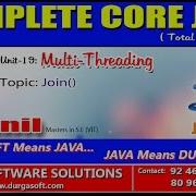 Core Java Multi Threading Join