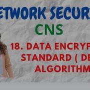 18 Data Encryption Standard DES Algorithm CNS