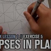 Drawabox Lesson 1 Exercise 5 Ellipses In Planes
