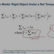 Net Torque Causes Angular Acceleration