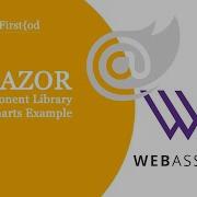 Blazor Component Library Chart Example