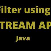 Filter In Stream API Java