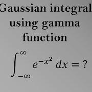 Gaussian Integral Using Gamma Function